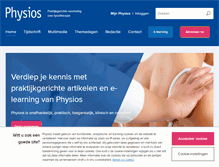 Tablet Screenshot of physios.nl